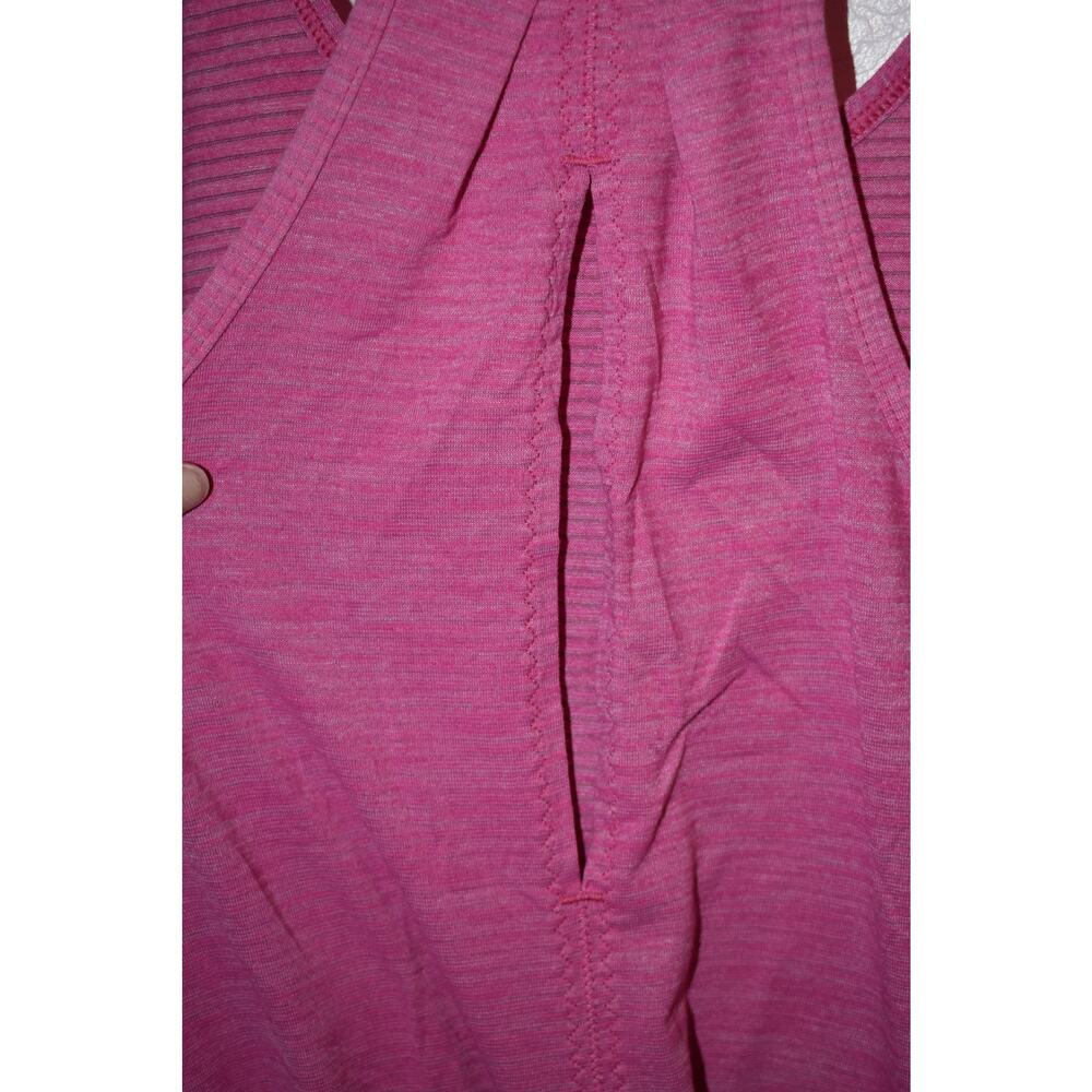 Lululemon Salute the Sun Singlet II Pink Heathered Tank Sz 6 - Picture 5 of 5